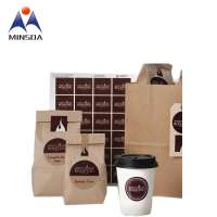 Private Coffee Stickers Labels Printing Custom Coffee Beans Bags Labels