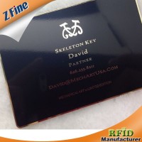 thick metal magnetic stripe card for bank use