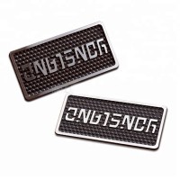 High Quality Engraved Brand Logo Custom Design Metal Label Tag