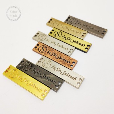 Wholesale nameplate custom metal logo sticker plate