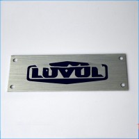 Wholesale Engraved nameplate Etched Name Plate  Metal Aluminum Sign Metal  Printing Logo