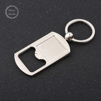 Cheap Custom logo  Stainless Steel Metal Opener Business Card Speed Bottle Opener Keychain