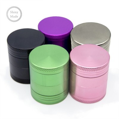 Custom differerent color 4 layers rose gold weed accessories smoking herb grinder