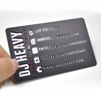 High quality plastic spot uv embossed business cards with printing