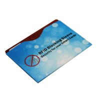 CXJ credit card id anti theft rfid blocking sleeve rfid credit card protector